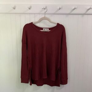 Workshop Waffle Long Sleeve top